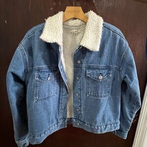 Fleece Jean Jacket